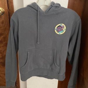 Gray Santa Cruz hoodie women’s small